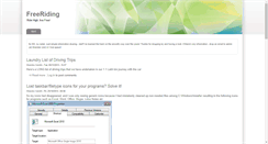Desktop Screenshot of freerider.in